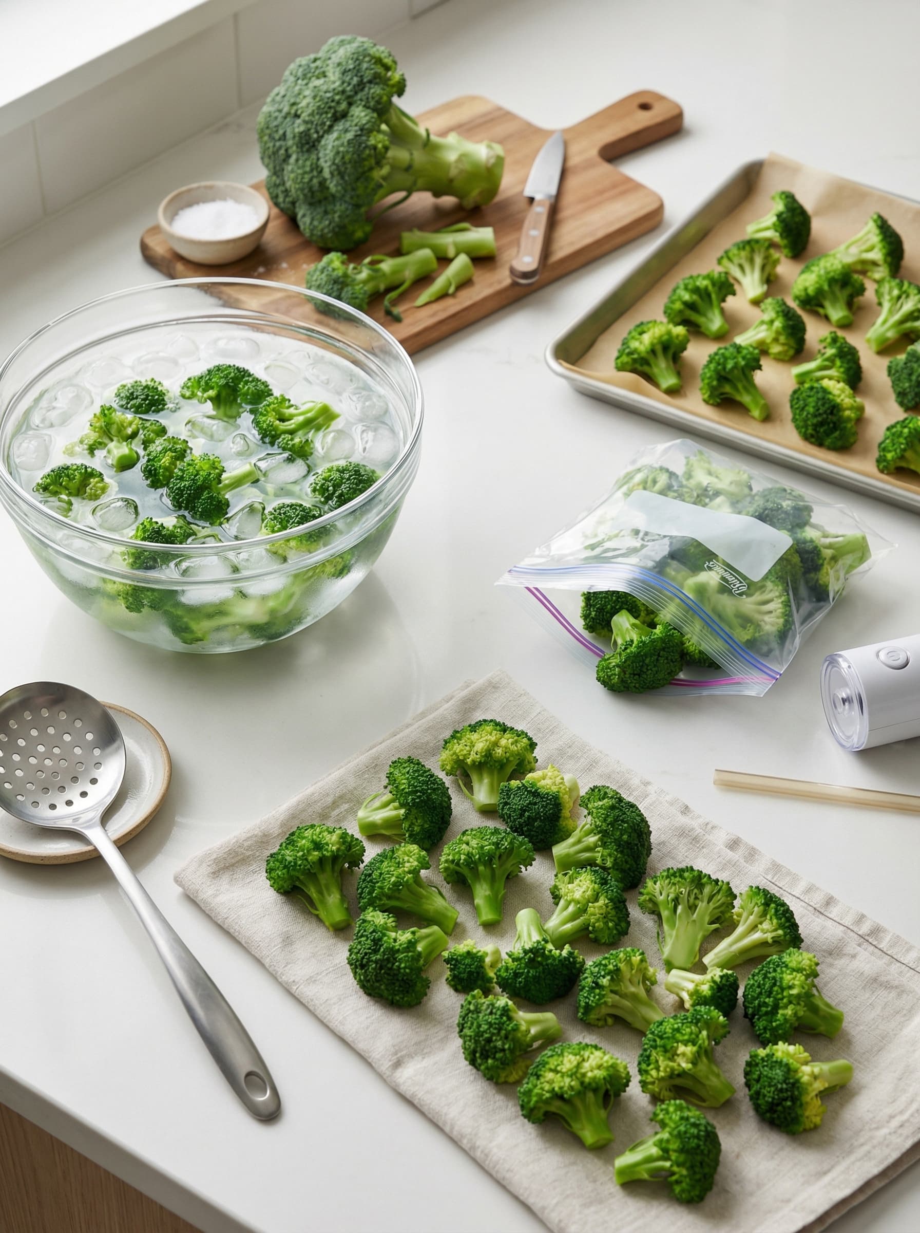 Как заморозить брокколи