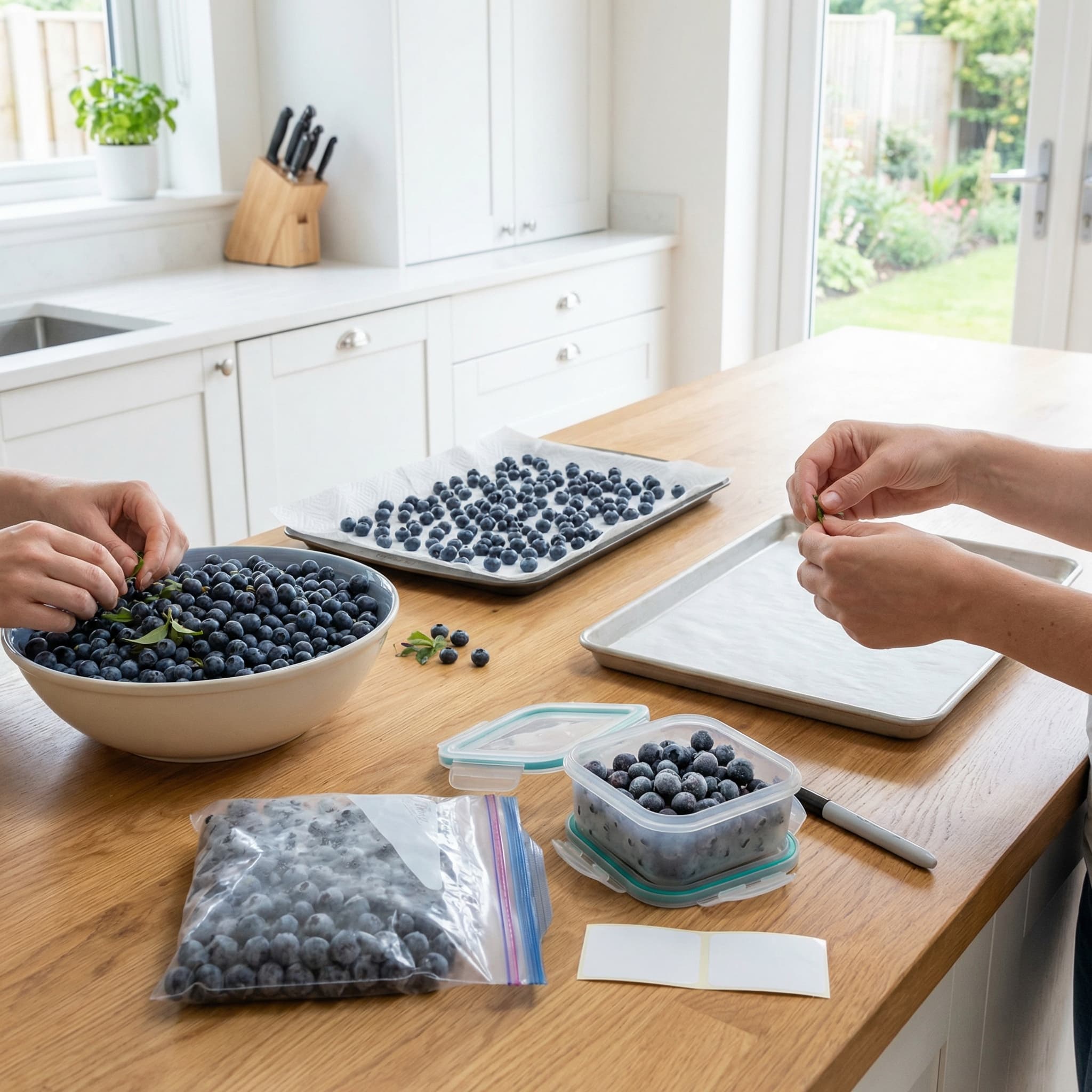 Как заморозить чернику правильно