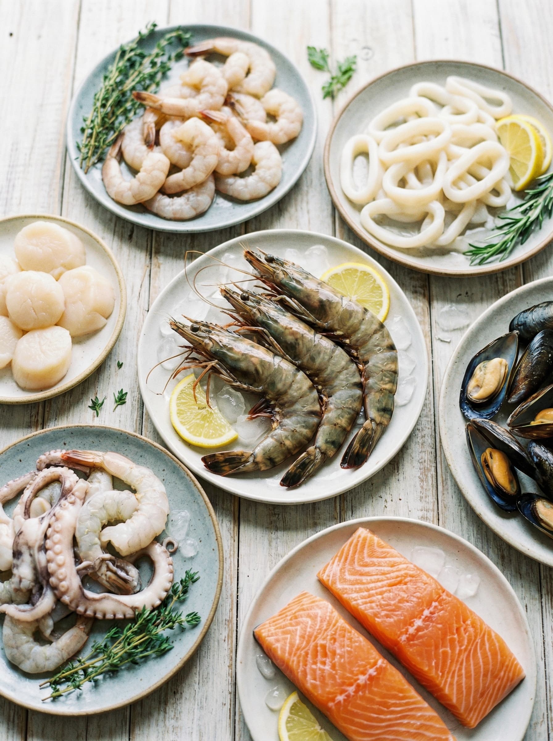 Заморозка креветок и морепродуктов