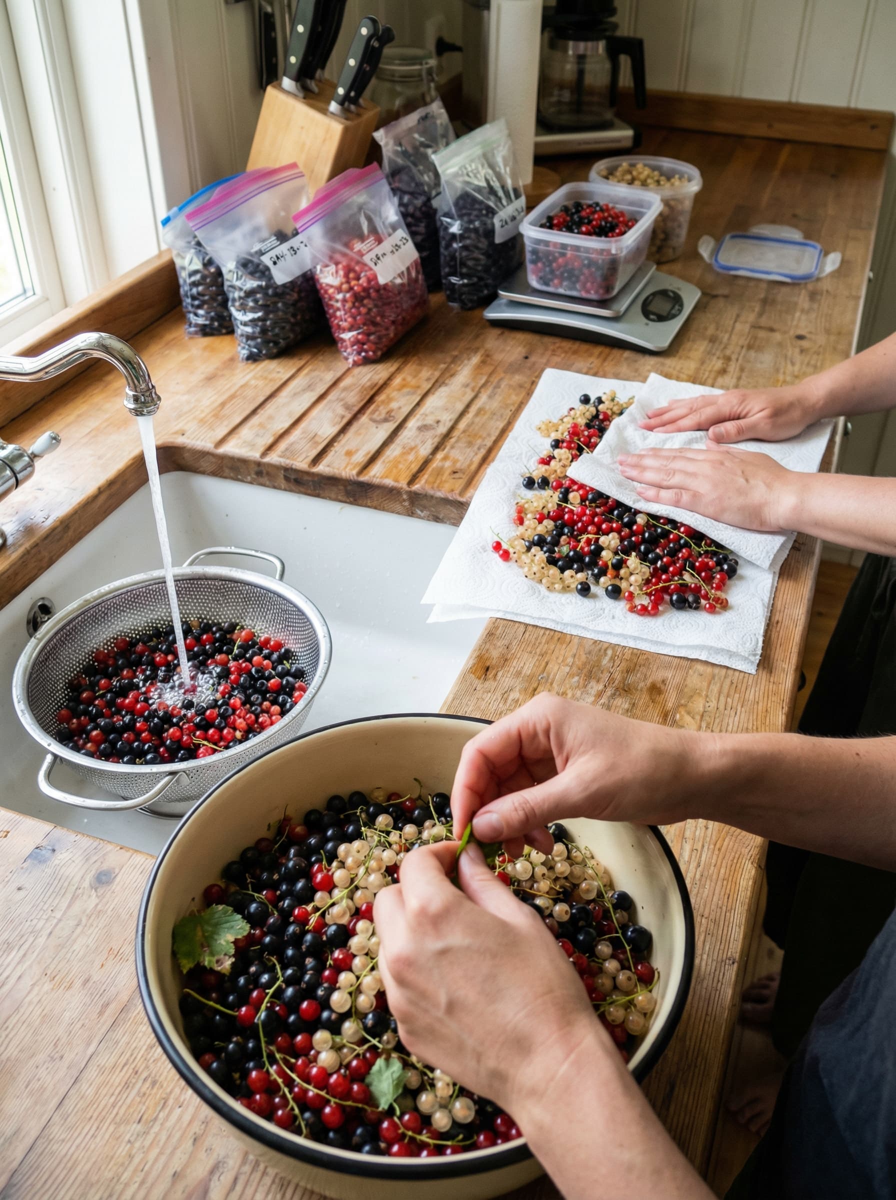 Как заморозить смородину